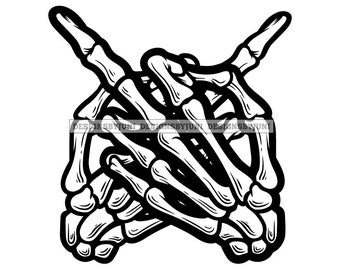Skeleton Middle Finger Tattoo Etsy Skeleton Middle Finger Tattoo Etsy