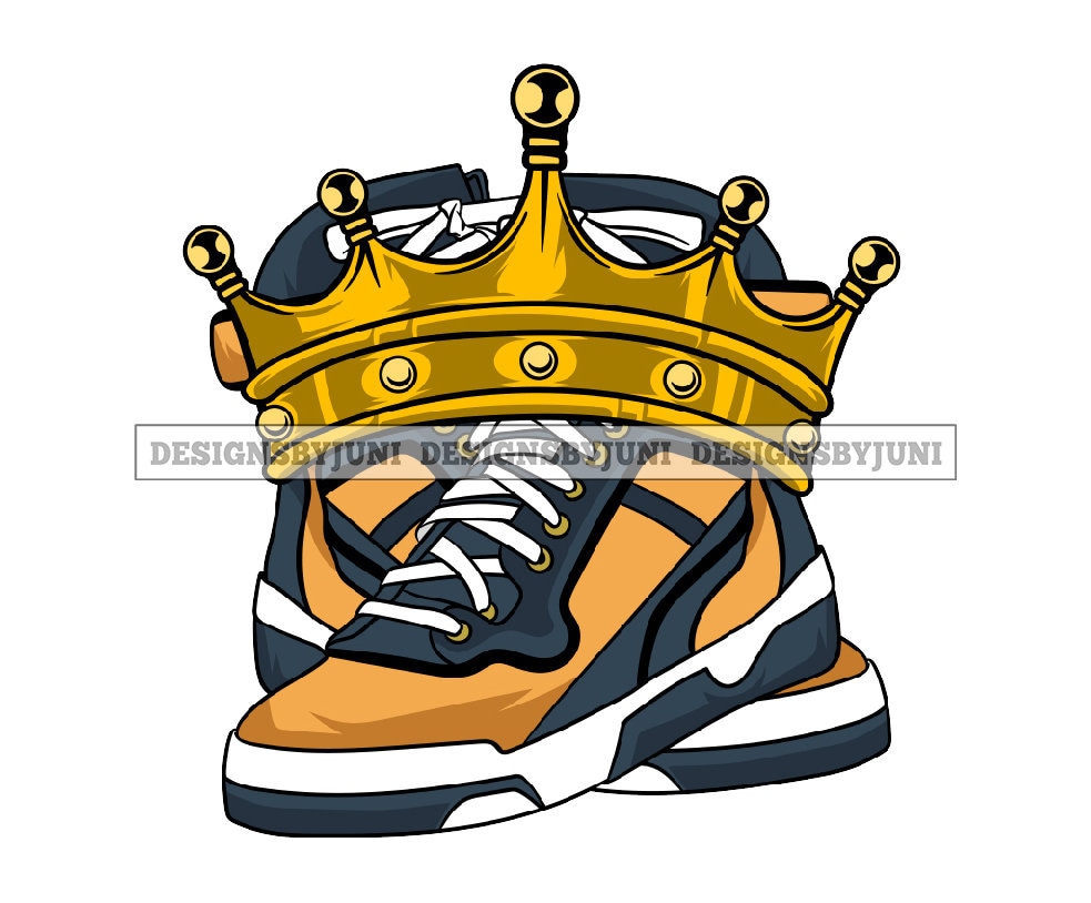 Shoes Sneakers Crown Glamour Fashion Luxury Jewelry Stylish Etsy