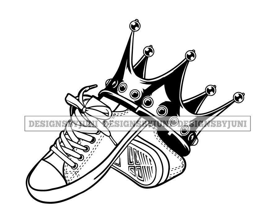 Schoenen Sneakers Crown Glamour Fashion Luxe Sieraden Etsy Nederland