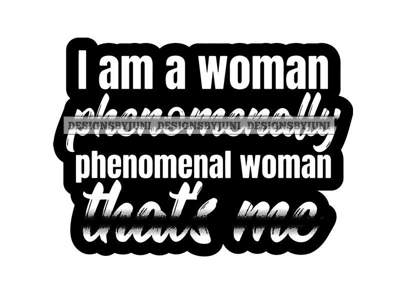 Download Cute Quote Woman Phenomenal Phenomenally Beautiful Message Etsy