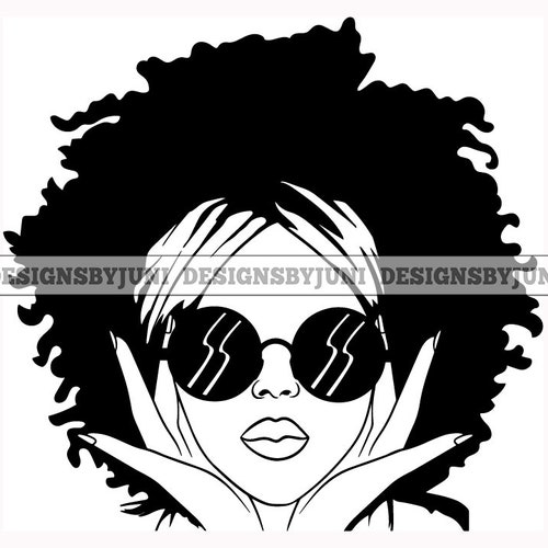 Afro Woman Nubian Cool Sunglasses Princess Queen Hair - Etsy