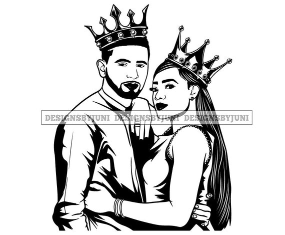king and queen crown outline illustration 3752230 Vector Art at Vecteezy
