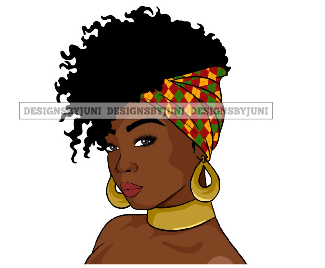 Afro Woman Turban Head Wrap Scarf Headscarf Nubian Queen Etsy