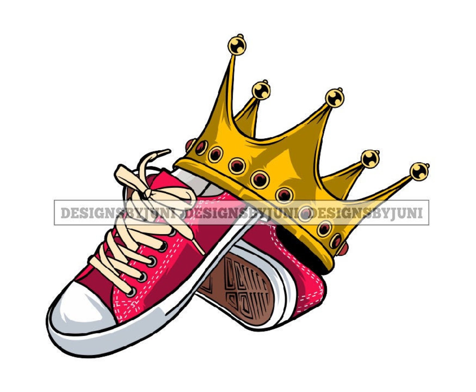 Shoes Sneakers Crown Glamour Fashion Luxury Jewelry Stylish Etsy