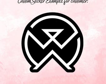 Custom Sticker Design: Personalized Stickers for Kindle, Laptop