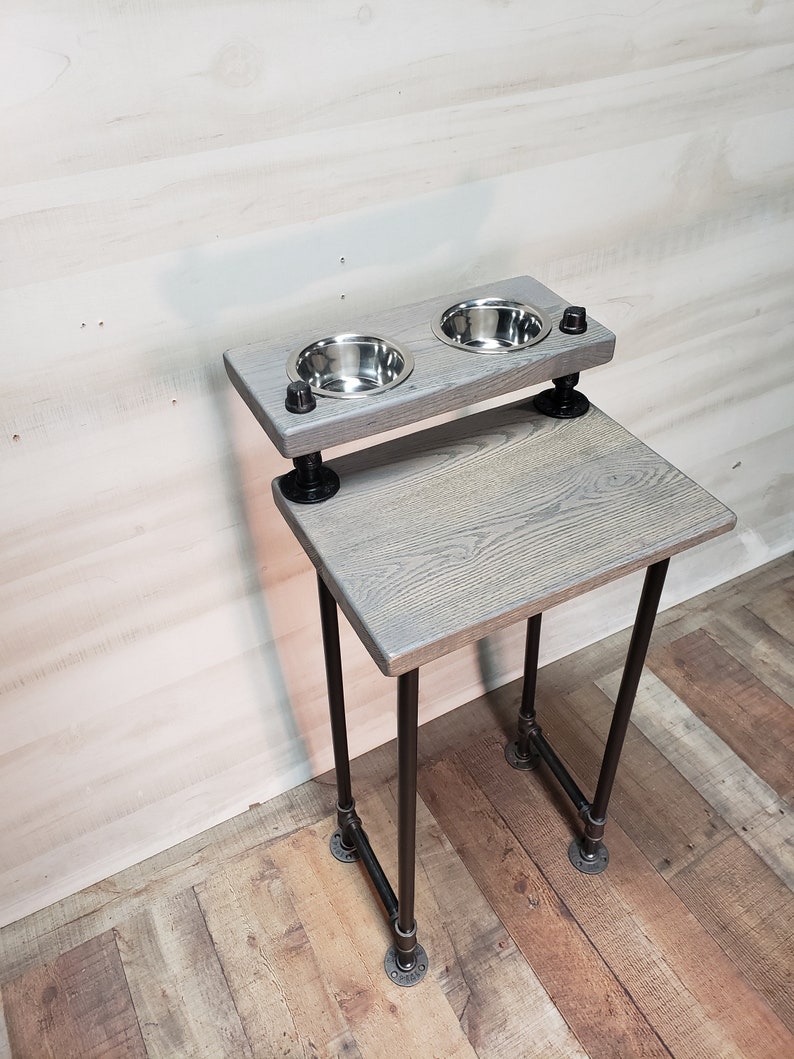 Elevated Cat Food Station Etsy