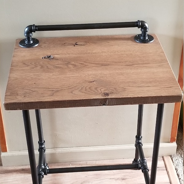 Reclaimed Wood Nightstand Etsy