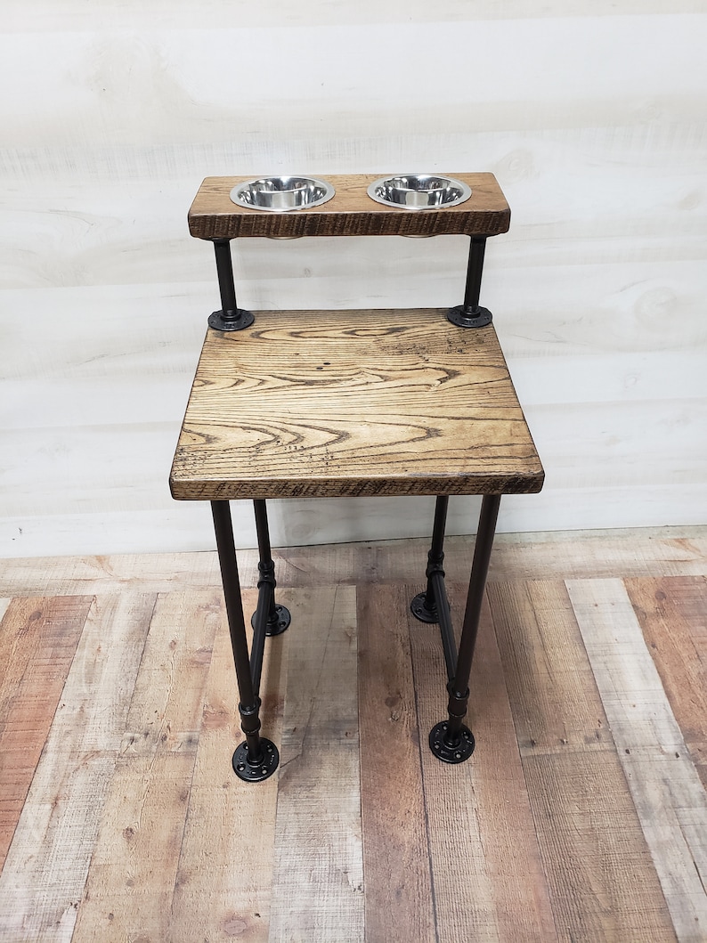 Elevated Cat Food Station Etsy