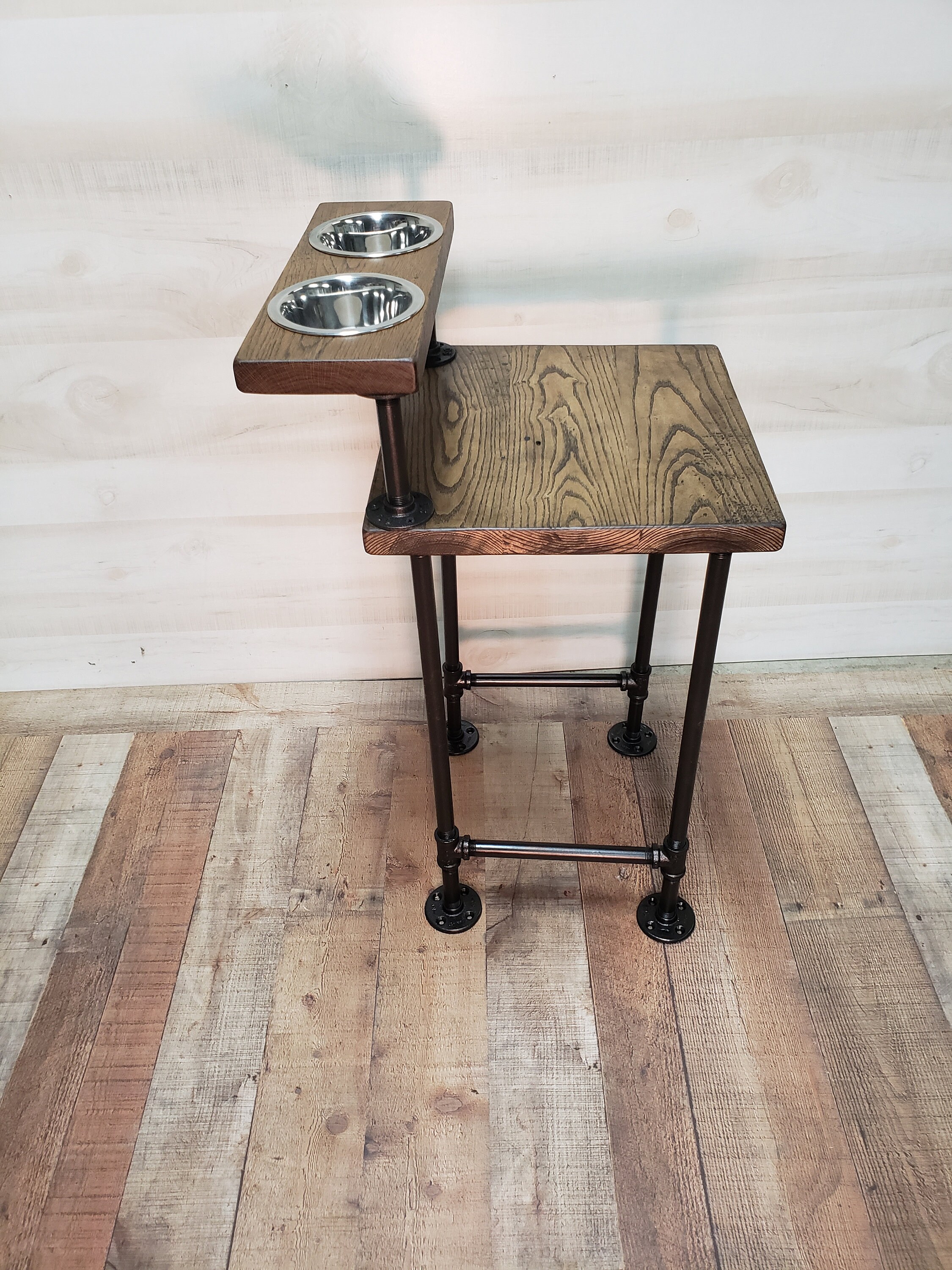 Elevated Cat Food Station 16 oz. bowls Etsy