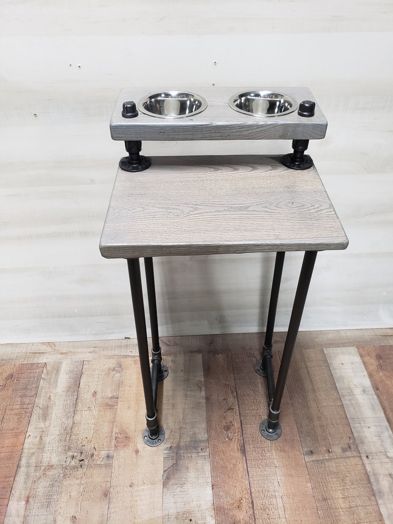 Elevated Cat Food Station Etsy