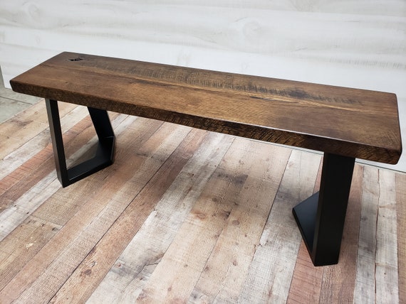 Barn style bench deals
