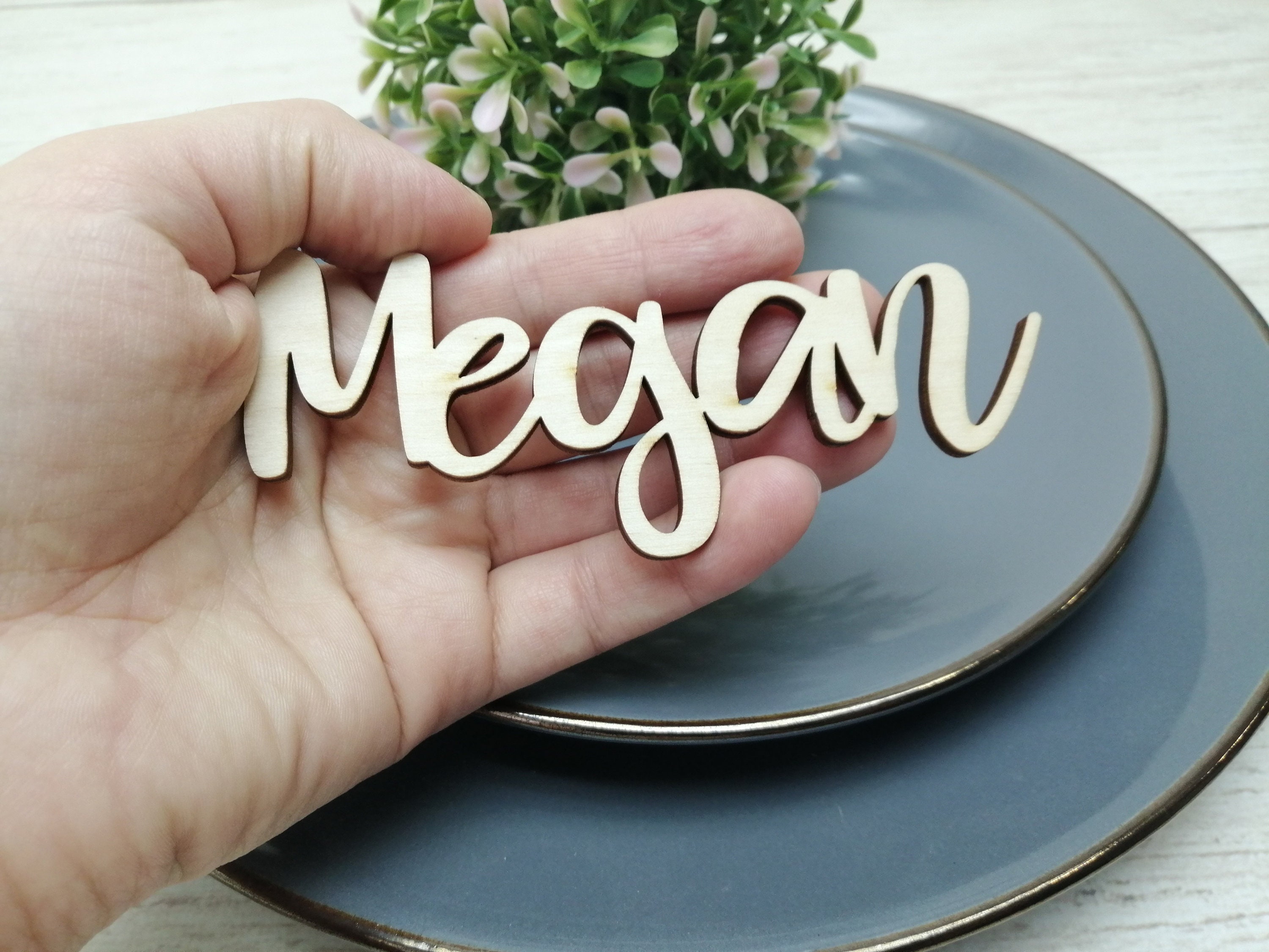 Personalized Wedding Place Table Cards | Etsy