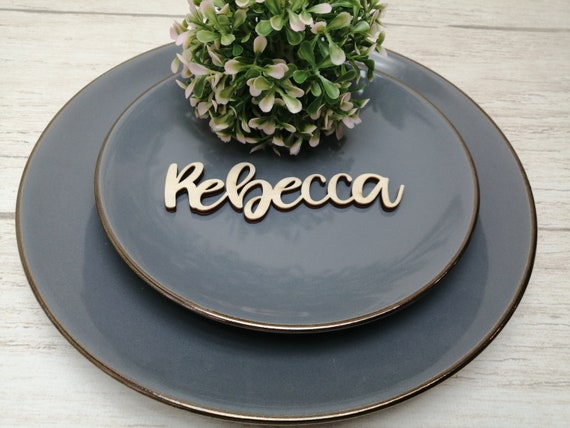 Personalized Wedding Place Table Cards | Etsy