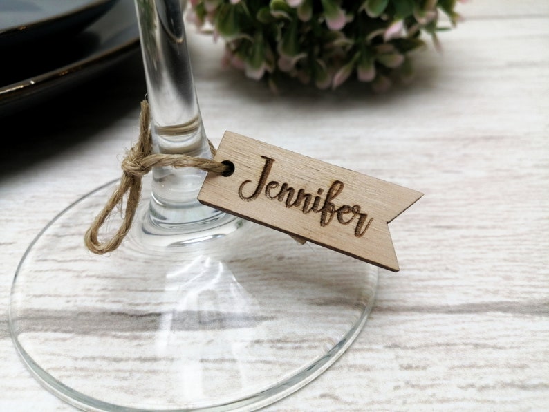 Personalized wine charms Custom wine charms Wine Glass Etsy
