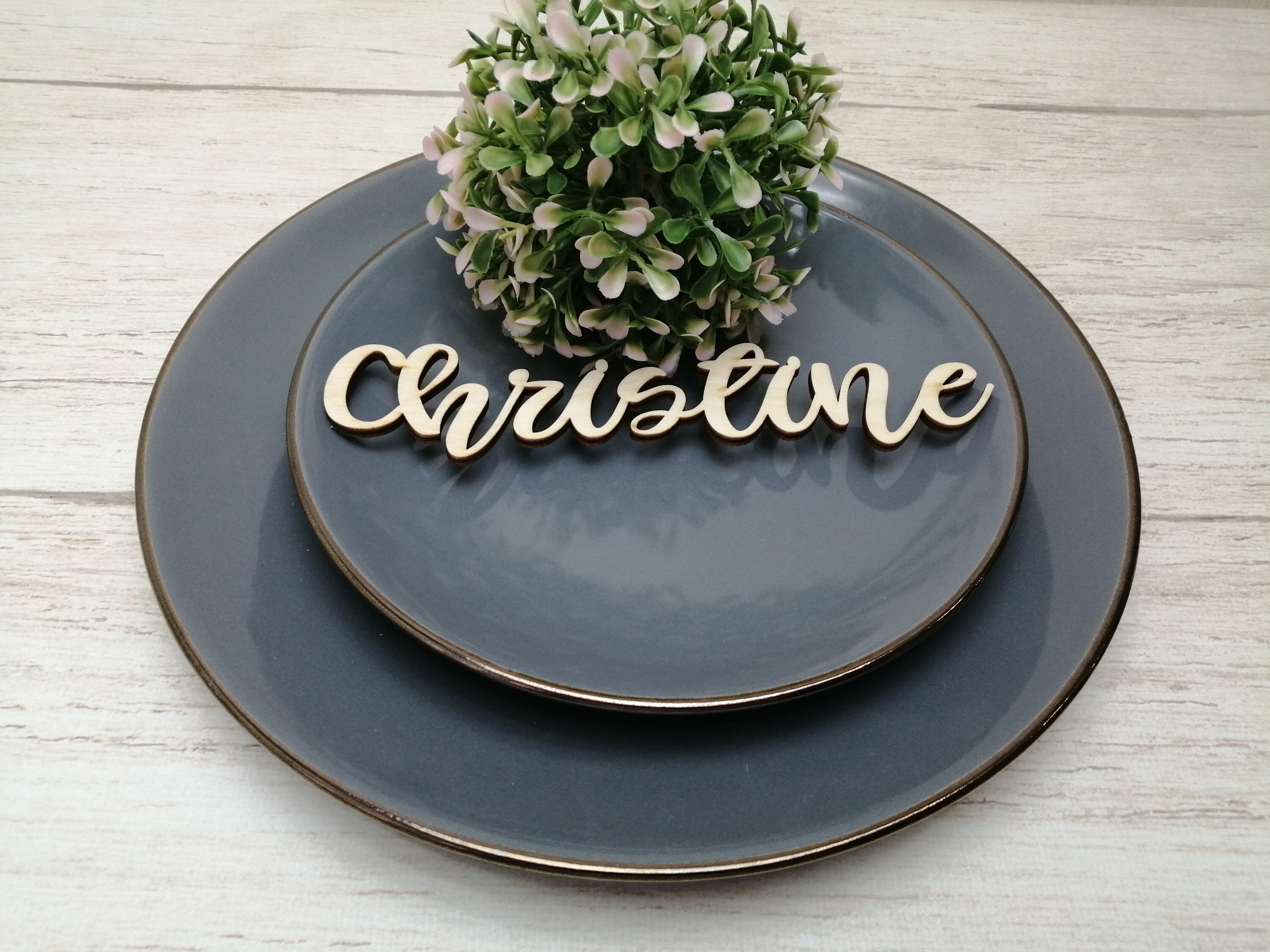 Personalized Wedding Place Table Cards | Etsy