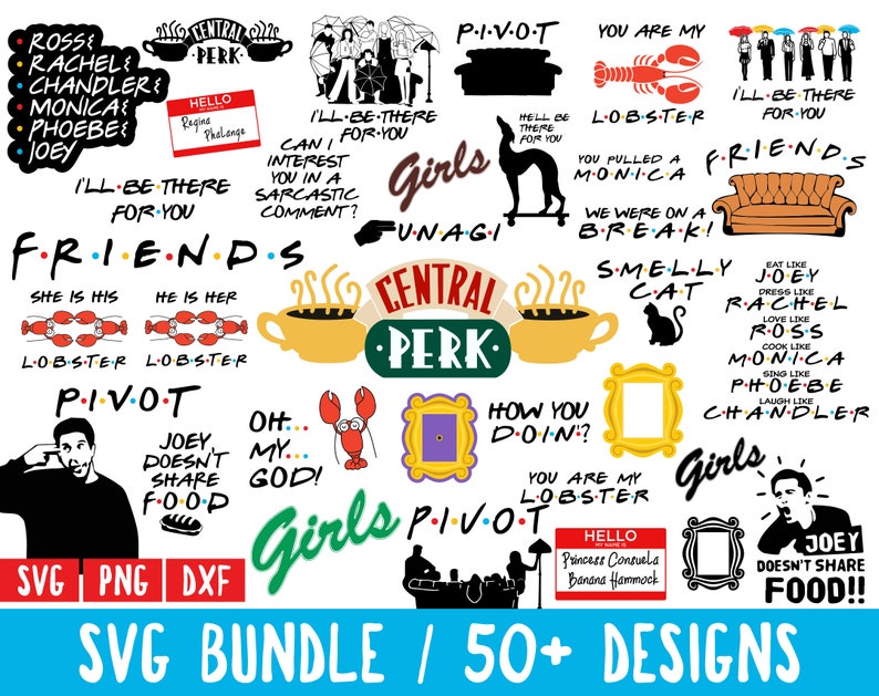 Free Free 120 Friends Pivot Svg Friends Couch Svg SVG PNG EPS DXF File