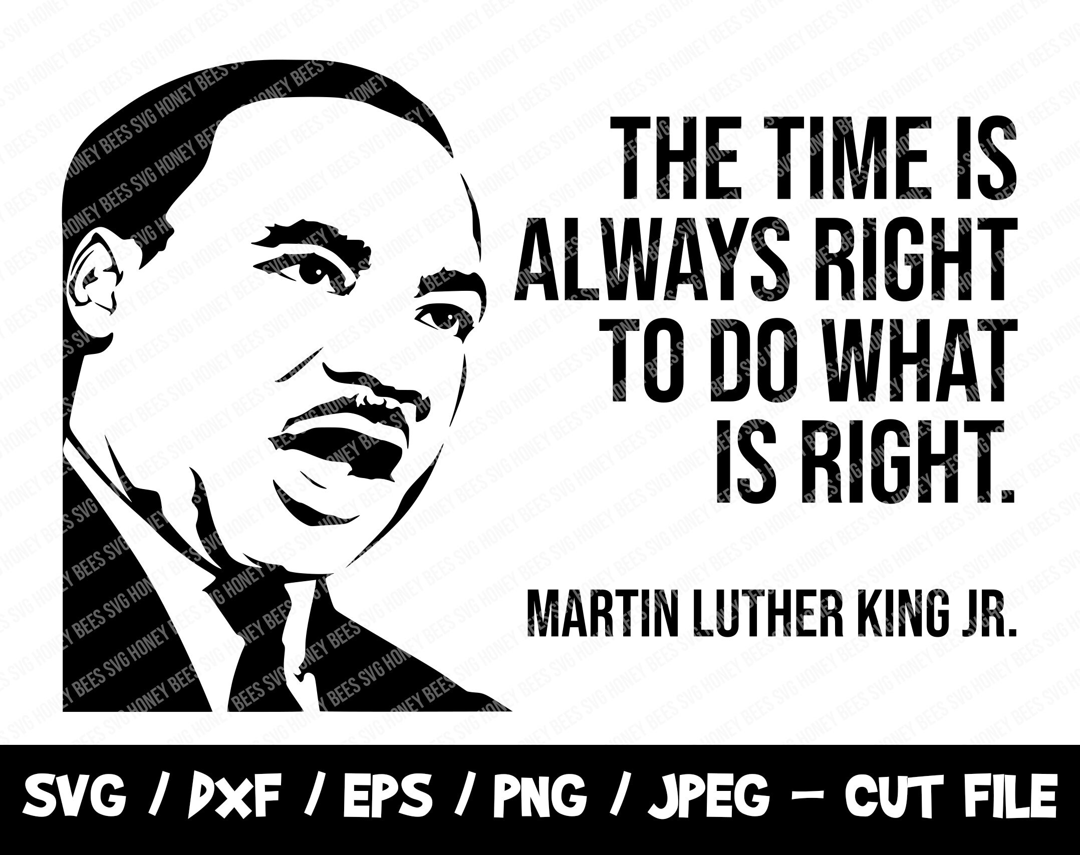 Download Martin Luther King SVG BLM SVG Cut File Mlk Quote Svg No ...