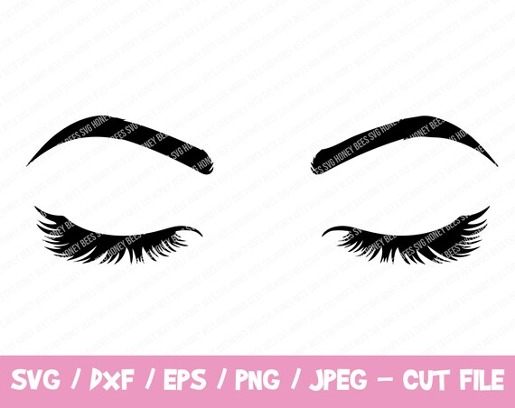 Download Eyelashes Svg Cut File Eyebrows Svg Lashes Svg Lash | Etsy