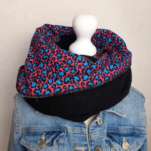 Musselin Loop extra breit 50 cm | Musselinschal Damen | leichter Schlauchschal | Handmade | Geschenk für Frauen