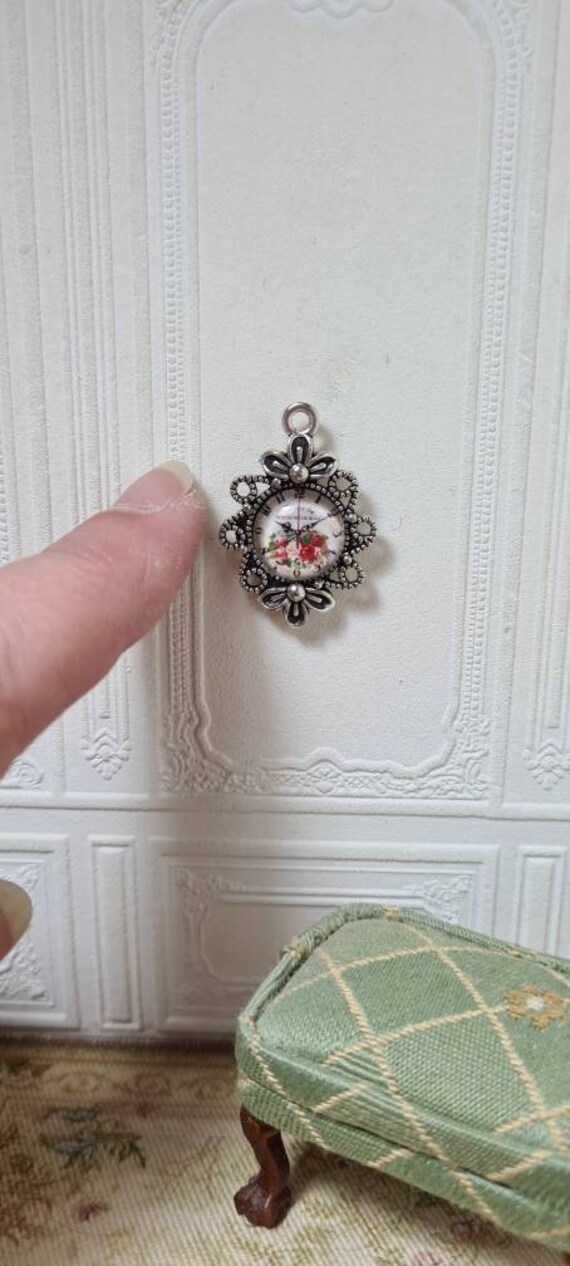 1:24スケールのドールハウスミニチュア壁掛け時計手作り - Etsy 日本