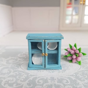 1:24 scale, Dollhouse, miniatures, kitchen accessories, half scale, cabinet, dollhouse accessories, miniature accessories, shabby chic,