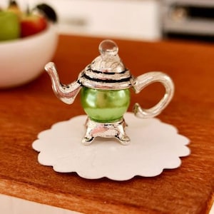 teapot,miniatureteapot,kitchenaccessories,dollhouseteapot,tinyteapot,miniatureaccessories,silverteapot,miniteapot,elegant,antique