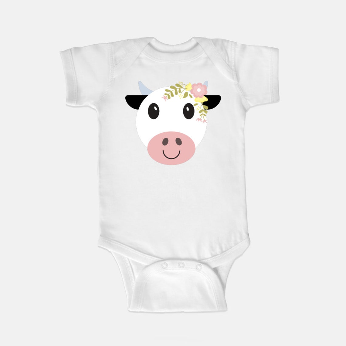 Cow Bodysuit Cow Baby Clothes Cow Baby Apparel Baby Calf Etsy