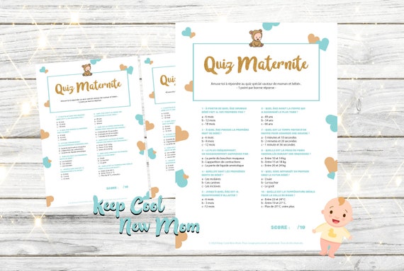 Jeu Baby Shower Imprimable Quiz Maternite Animation Baby Etsy Jeu Baby Shower Imprimable Quiz Maternite Animation Baby Etsy