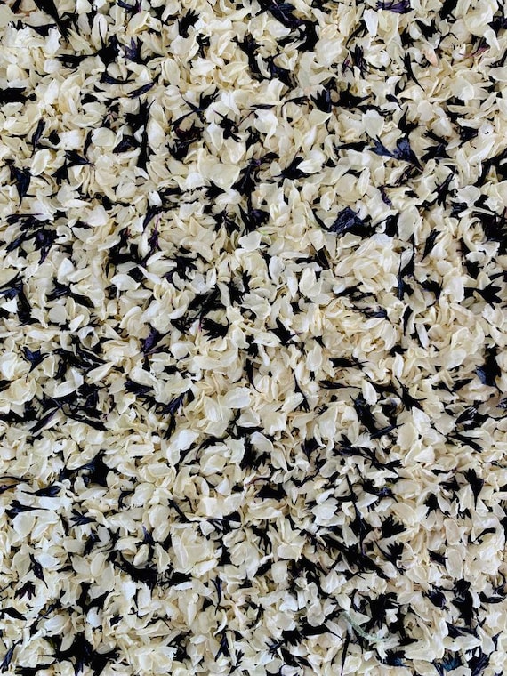 Confeti Biodegradable De Pétalos De Marfil Para Bodas - 1 Litro, Ecológico, Ideal Para Lanzamientos