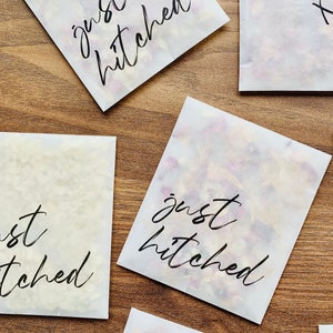 Biodegradable Personalised Confetti Packets | Real Flower Petal Wedding Confetti | Natural | Just Hitched Packets