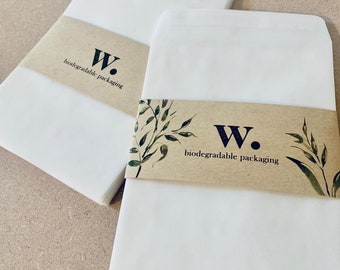 Biodegradable Glassine Envelopes | Wedding Favor Seed Confetti Bags