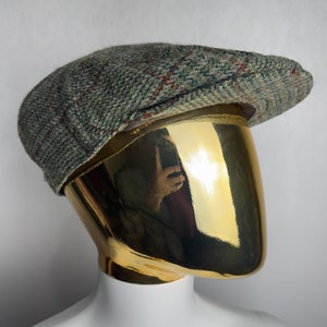 Tweed Flat Cap, Wool Newsboy Hat, Peaky Blinders Cap, Green Paddy Cap, Mens Driving Cap, British Gatsby Cap, Traditional Country Cap