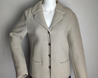 GIESSWEIN Boiled Wool Jacket, Austrian Wool Cardigan, Oktoberfest Trachten Coat, Tyrol Bavarian Sweater, Traditional Alpen Folk Jacket, M