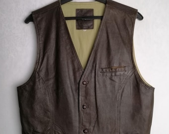 Gilet Tyrolien LODENFREY Vert Pour Homme - Taille US 44, Authentique Et Brodé, Parfait Pour La Campagne