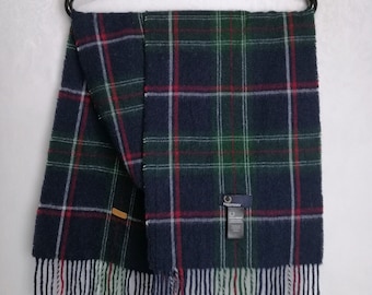 Fred Perry brushed wool tartan scarf in red | ASOS