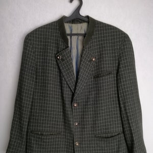 Trachtenjacke für Herren, Jacke aus einer österreichischen Wollmischung, Trachtenjacke, Oktoberfest, Trachtenjacke, 70er, 70er, 70er, 70er, 80er, 70er