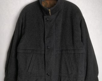 SCHNEIDERS Wool Cashmere Coat, Mens Austrian Navy Loden Jacket