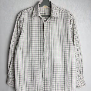 Camicia Trachten da uomo, camicia tradizionale alpina, camicia austriaca a maniche lunghe, camicia folk dell&#39;Oktoberfest con bottoni, camicia bavarese tedesca tirolese, taglia M