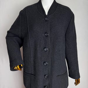 Boiled Wool Jacket, Austrian Wool Cardigan, Oktoberfest Trachten Loden Coat, Tyrolean Bavarian Sweater, Traditional Alpen Folk Jacket, XXL