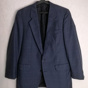 CHRISTIAN DIOR Monsieur Suit Jacket, 70s Mens Wool Classic Blazer, Authentic French Designer Formal Jacket, Single Breasted Tailored Blazer