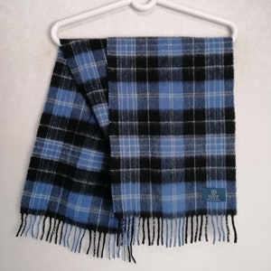 Schottland Lambswool Schal, Schottischer karierter langer Wollschal, Tartan Check Schalldämpfer Schal, Warmer Winter Fransen Schal, Unisex Quasten Schal Geschenk
