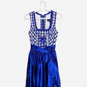 VINTAGE Dirndl Dress Traditional Sleeveless Trachten Alpen Dress Austrian Tyrol Folk Dress Womens Oktoberfest German Bavarian Dress