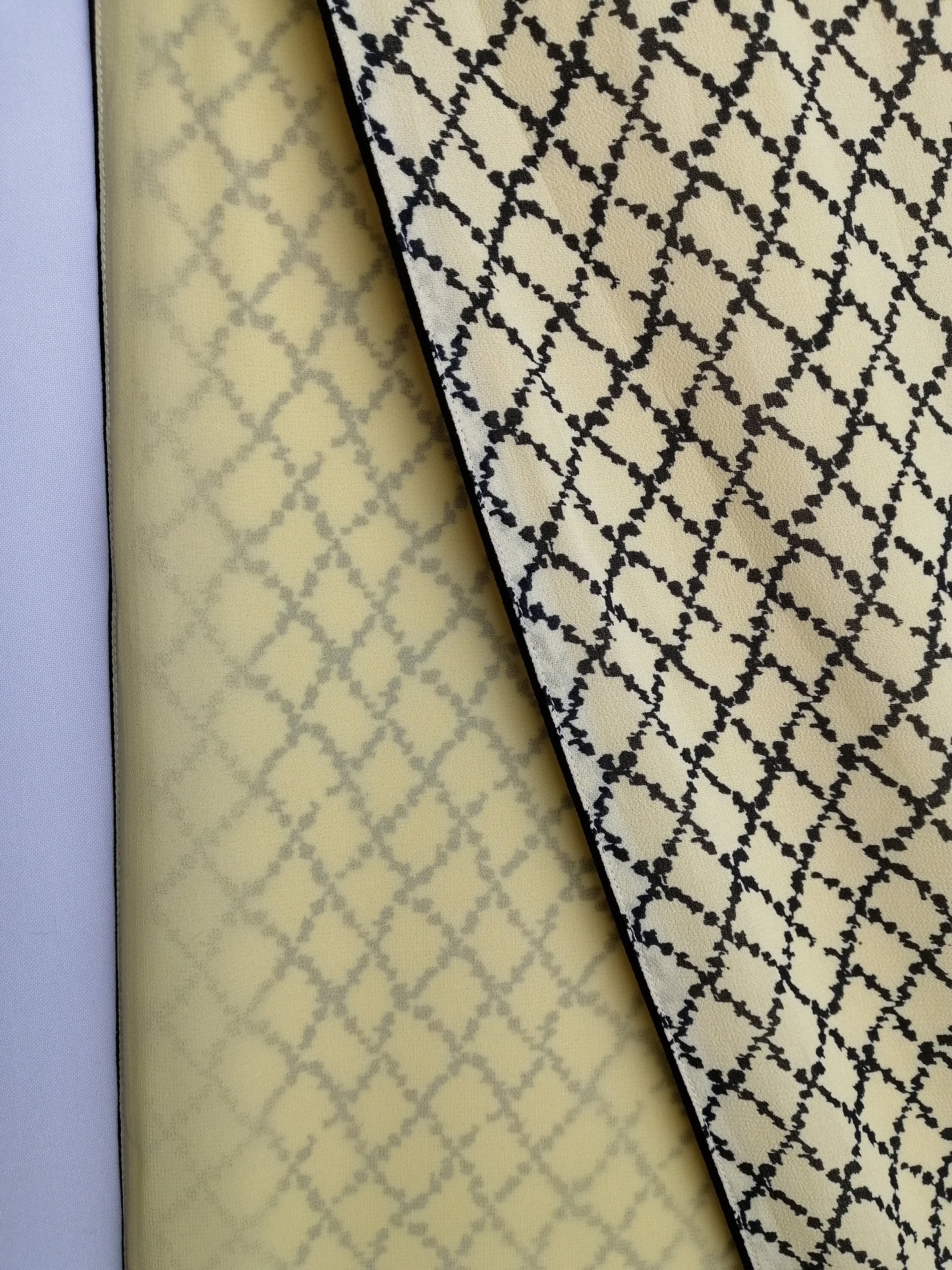 ELISABETTA FRANCHI Vintage Fringed Silk Scarf Italian Luxury ELISABETTA FRANCHI Vintage Fringed Silk Scarf Italian Luxury