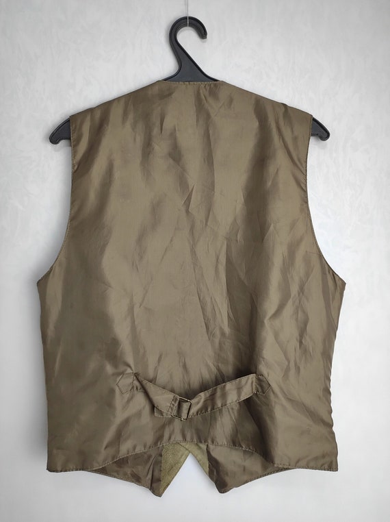 Austrian Suede Vest, Trachten Leather Vest, Men O… - image 2