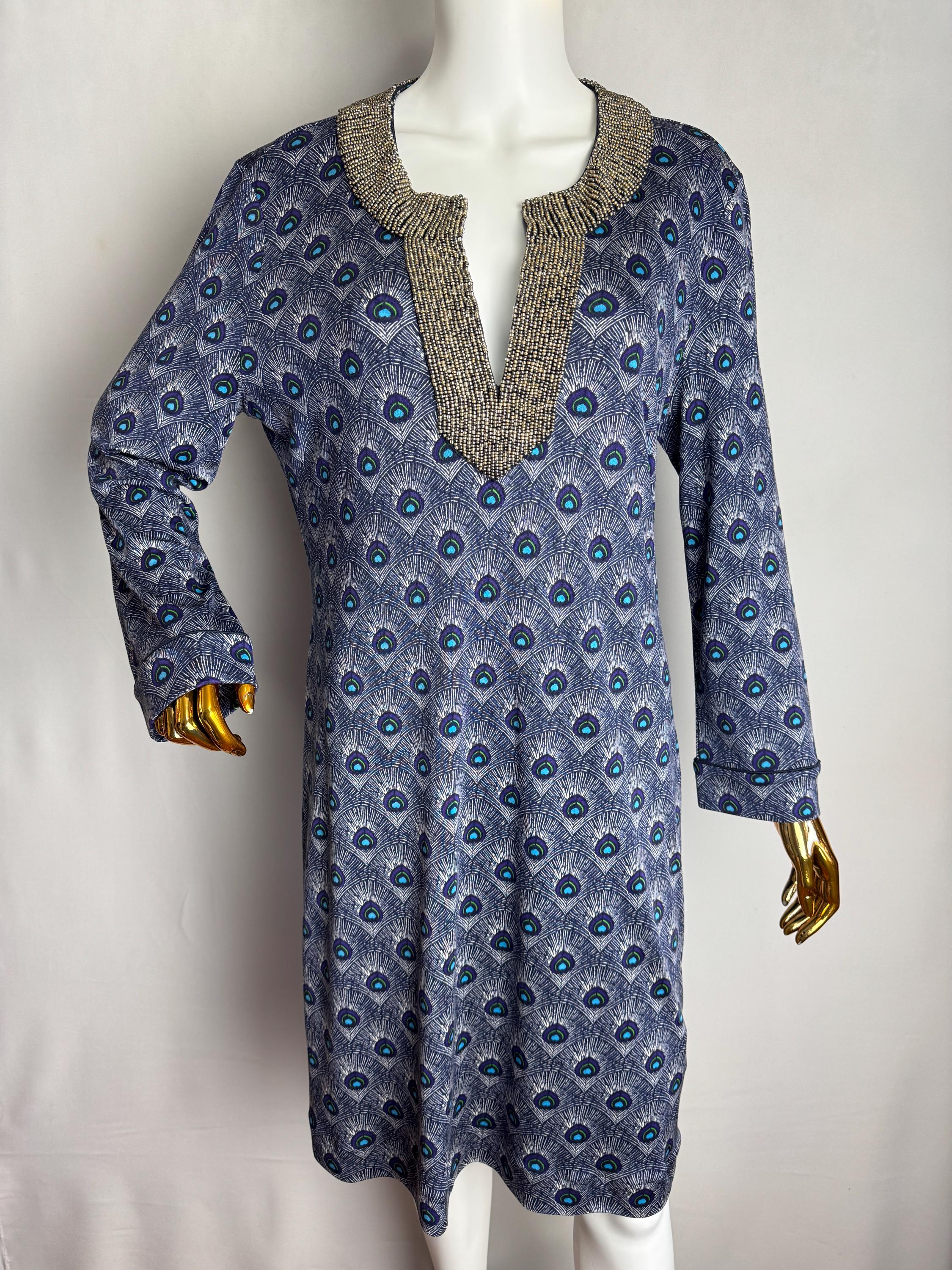Beaded Shift Dress - Etsy