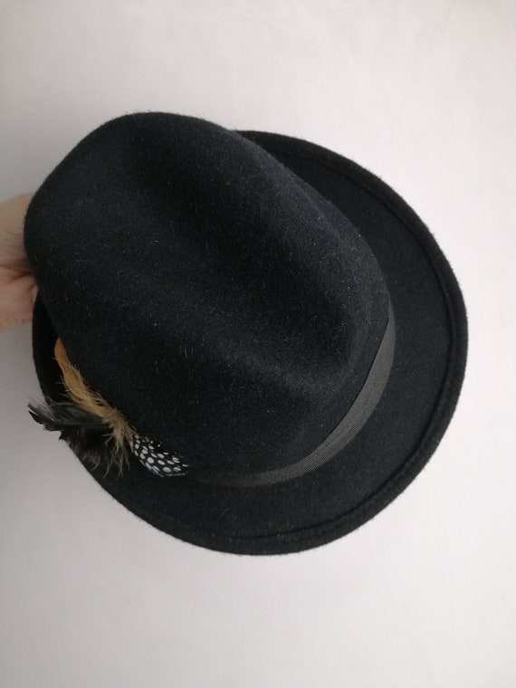 Austrian Wool Fedora, Tyrol Feather Felt Hat, Tra… - image 10