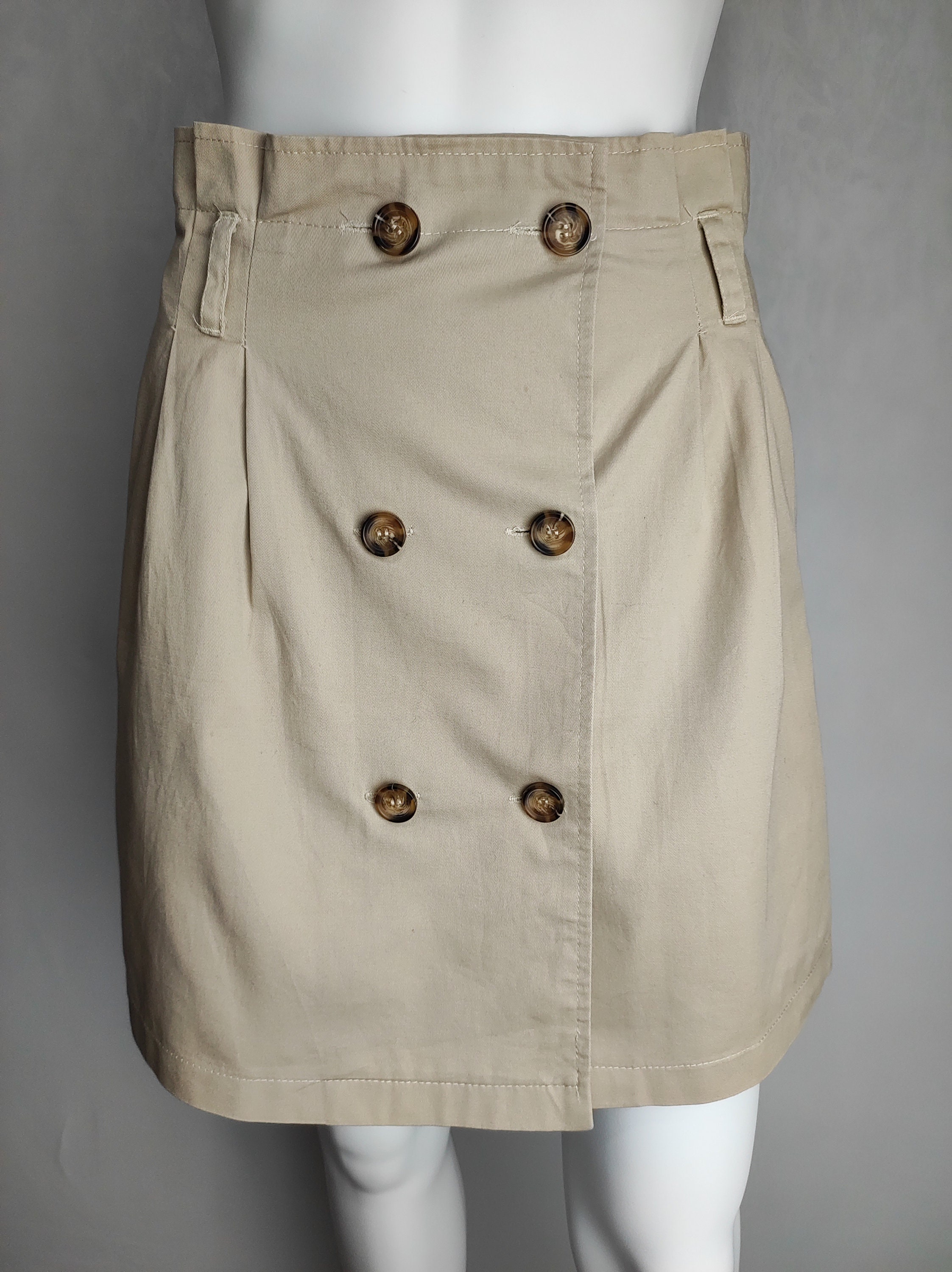 スカート Burberry Beige Cotton Skirt Burberry - Cotton Trench Skirt | HBX - Globally Curated