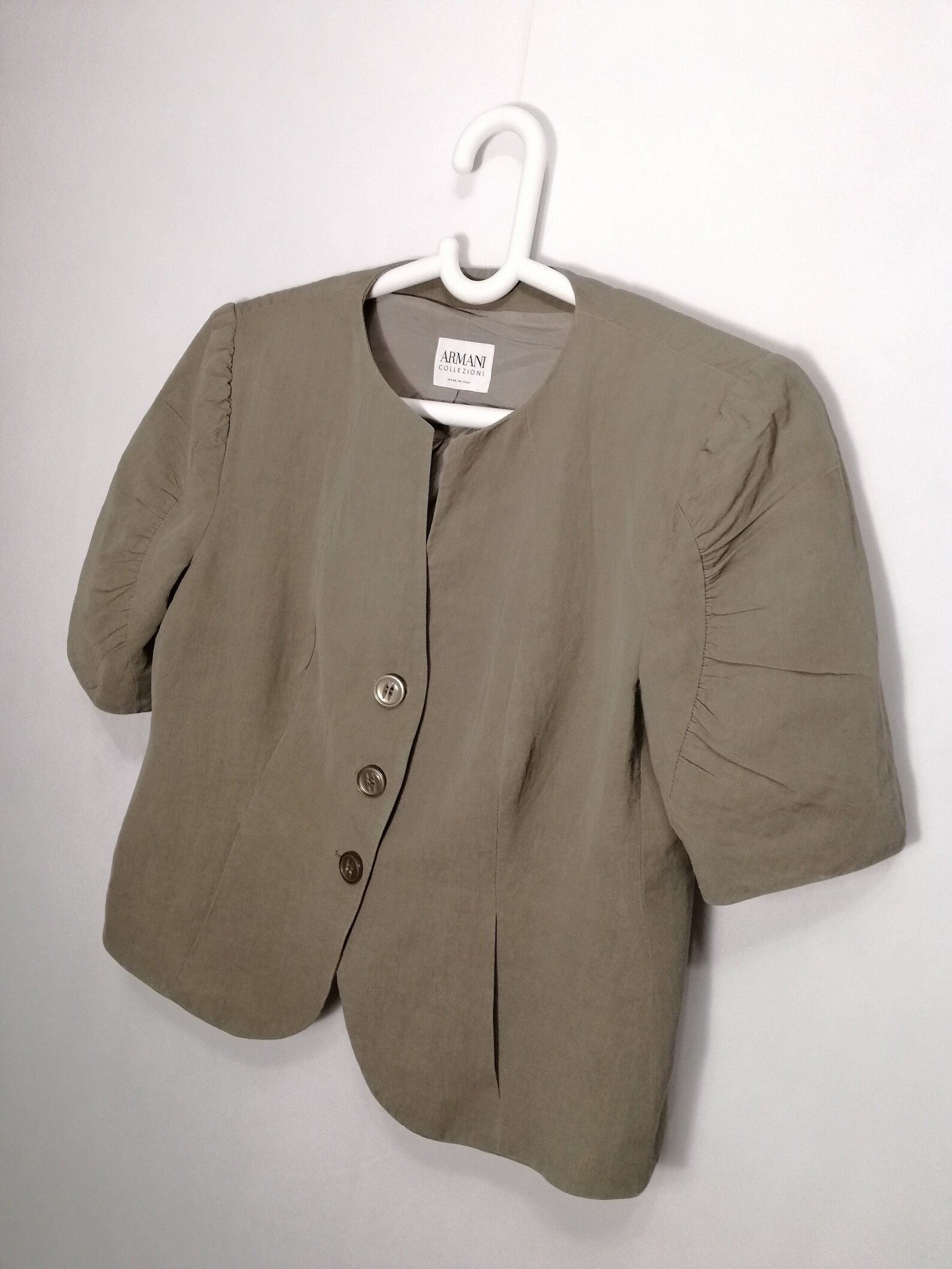 ARMANI Vintage Womens Jacket Linen Blazer 90s Armani Etsy