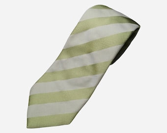 PAL ZILERI Cravatta in cotone di seta, cravatta firmata a righe, cravatta italiana, cravatta per lui, accessori per abiti classici, regalo di compleanno maschile