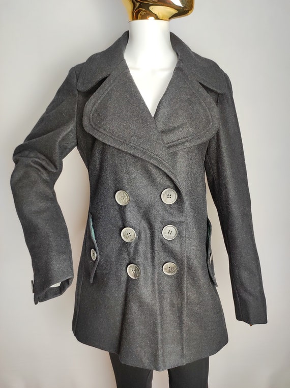 THOMAS BURBERRY Womens Wool Coat, 90s Burberrys O… - image 5